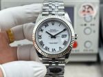 WKD Factory Rolex Datejust 3235 Movement 41mm 126331 Roman Numerals Markers White Face Watch